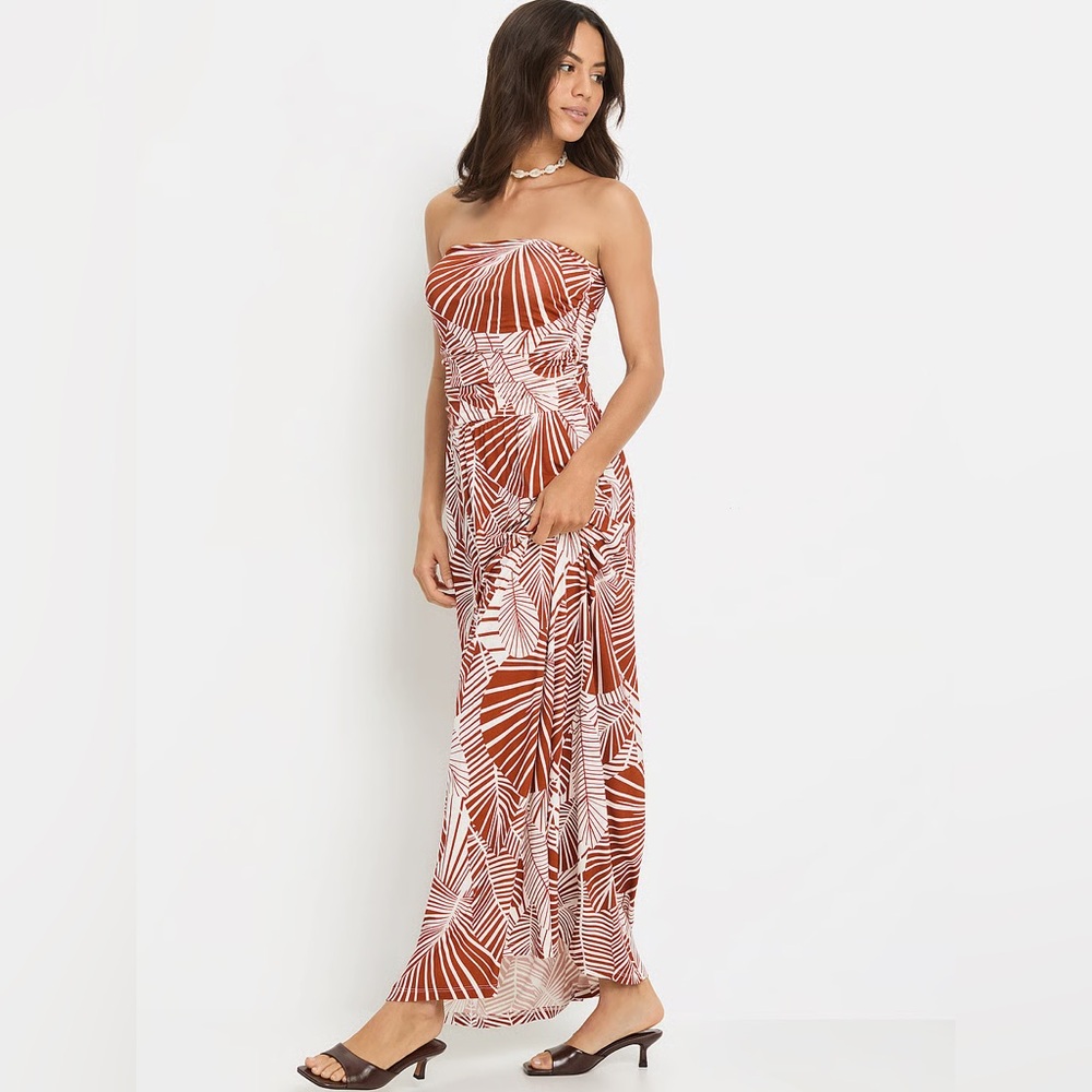NWT Lascana Strapless Maxi Dress
